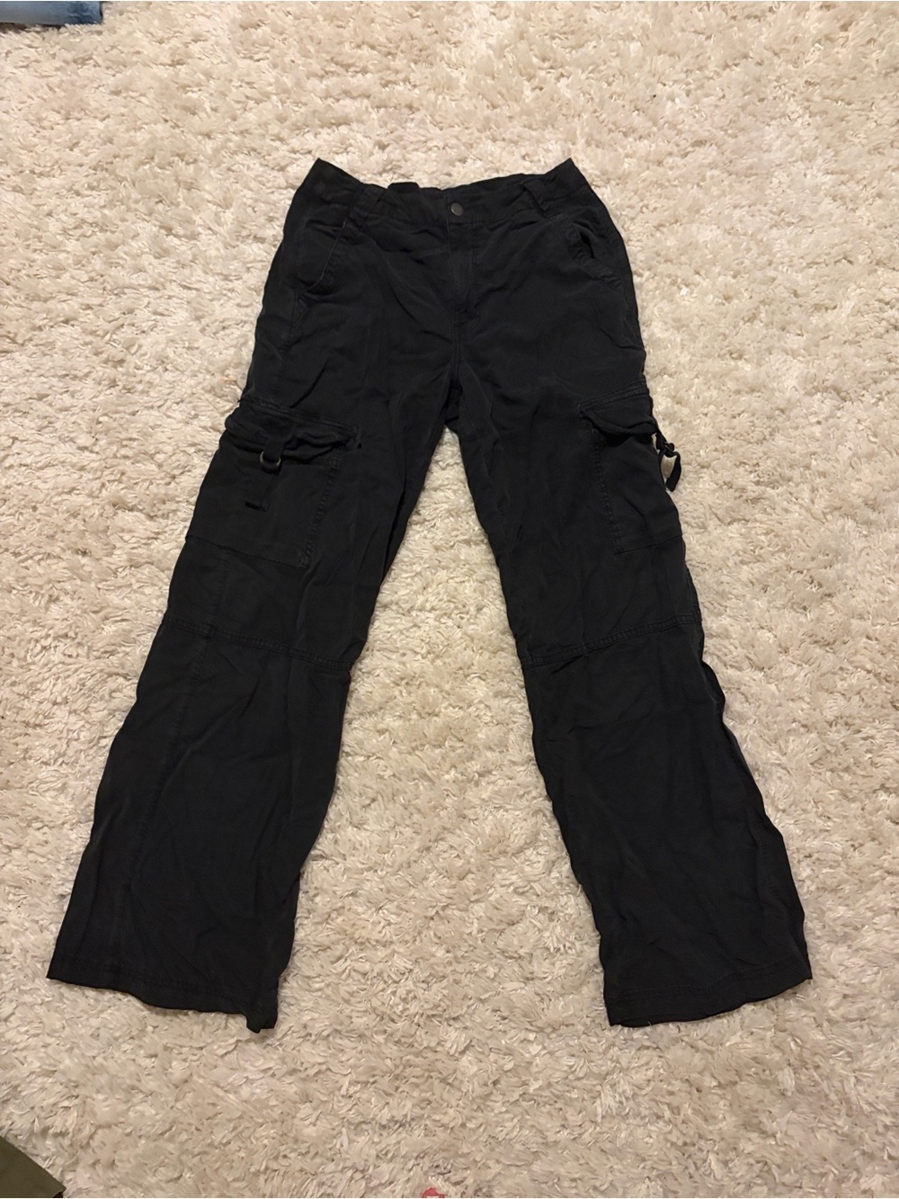 American Eagle Outfitters Black Cargo Pants